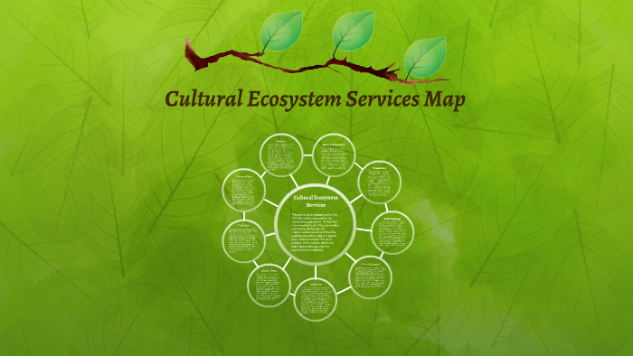 Cultural Ecosystem Services Map By Ben Hallowell