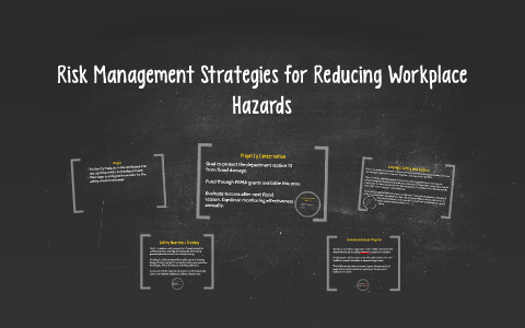Risk Management Strategies for Reducing Workplace Hazards by Erin Kelly ...