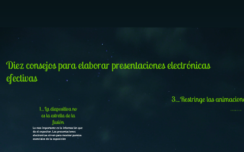 Diez consejos para elaborar presentaciones electronicas efectivas by ...