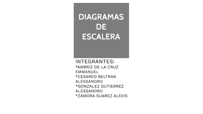 Diagramas de escalera by ALEXIS ZAMORA