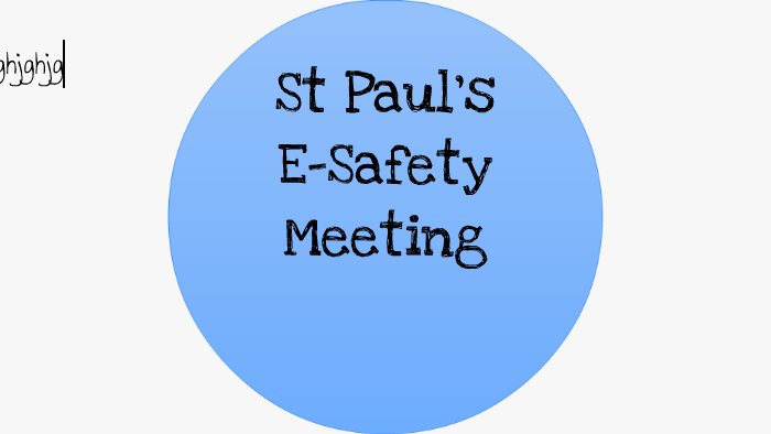 E-safety staff meeting by David Fingleton on Prezi