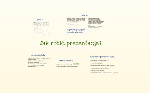 Jak Robić Prezentacje By Marysia D On Prezi