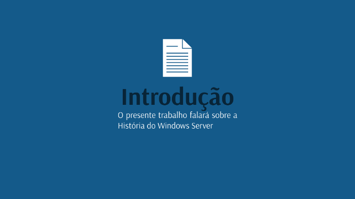 História do Windows Server by Ana Isabel on Prezi