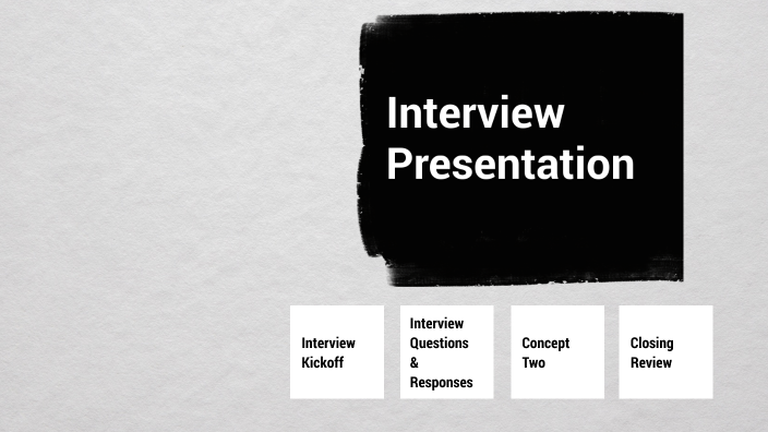 Interview Presentation by Ryan Moore on Prezi