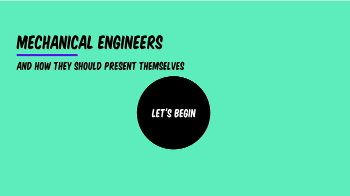 Mechanical Engineers and How They Should Present Themselves by John ...