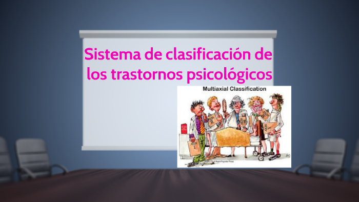 Sistema De Clasificación De Los Trastornos Psicológicos By Yamilka ...