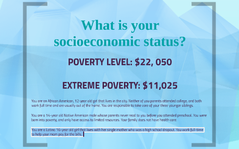 Socioeconomic Status in Education by Rachel Waletzko on Prezi