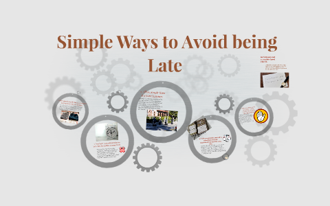 presentation on how to avoid being late