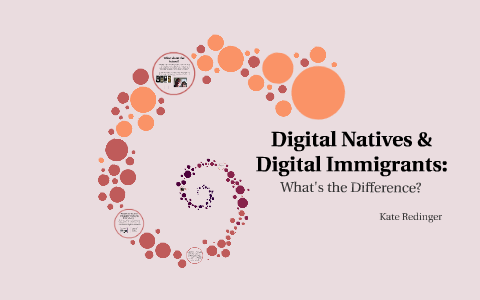 Digital Natives & Digital Immigrants: Pt. 5 By Kate Redinger