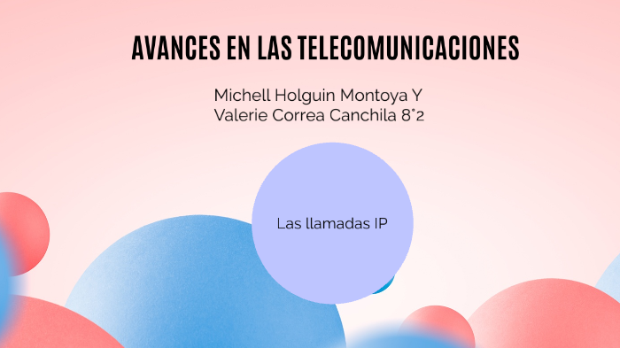 AVANCES EN LAS TELECOMUNICACIONES By Sofia Castro