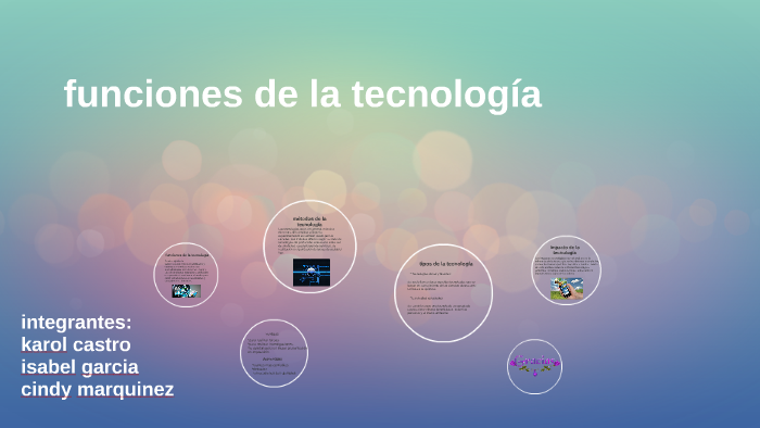 funciones de la tecnologia by karol castro hurtado on Prezi