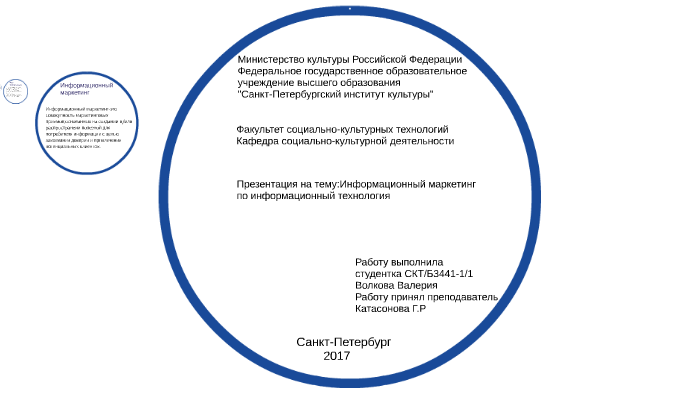 Презентация информационный маркетинг