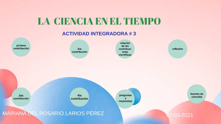 LA CIENCIA EN EL TIEMPO by Mariana Larios on Prezi