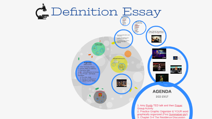 definition essay prezi