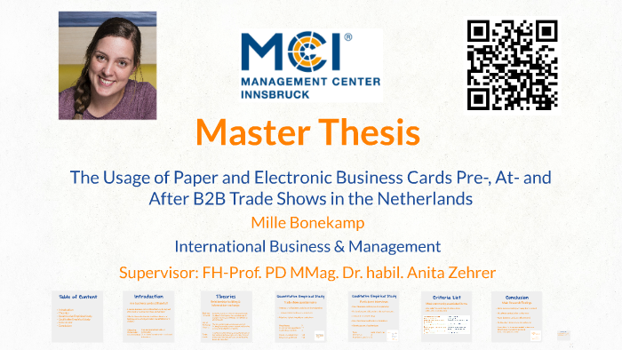 master thesis sponsorship