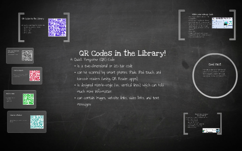 QR Codes in the Library! by Katie Rainer on Prezi