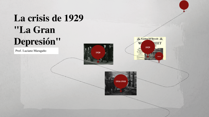 La crisis de 1929 "La gran depresión" by Luciano Maragaño on Prezi