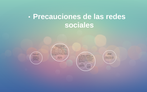 Precauciones de las redes sociales by Orii Pizzotti