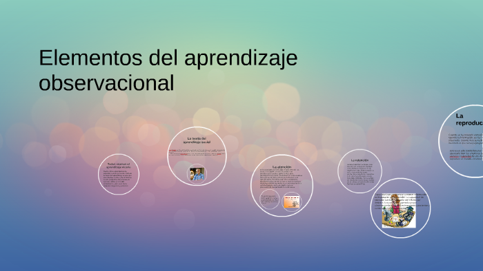 Elementos Del Aprendizaje Observacional By Angelo Ochipinti On Prezi