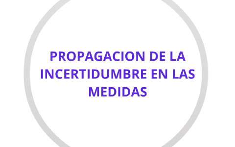 PROPAGACION DE LA INCERTIDUMBRE DE LAS MEDIDAS By Andres Campo