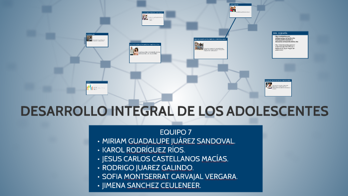 DESARROLLO INTEGRAL DE LOS ADOLESCENTES By Jime Sánchez On Prezi