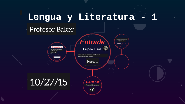 Lengua y Literatura - 1 by on Prezi