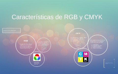 Características de RGB y CMYK by Camila Re on Prezi