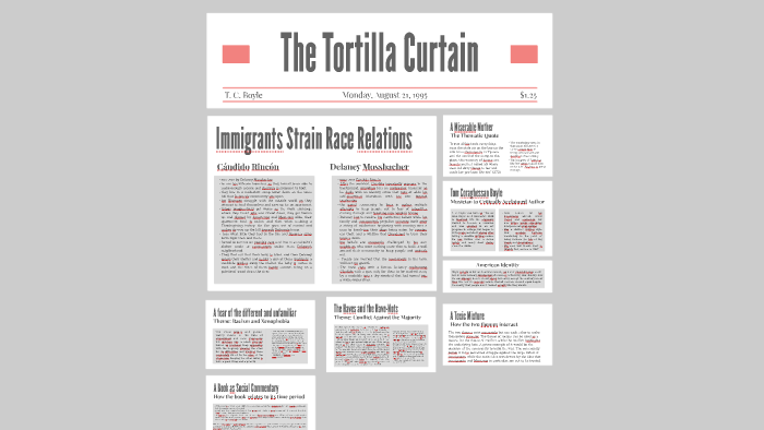 The Tortilla Curtain By William Quirk On Prezi