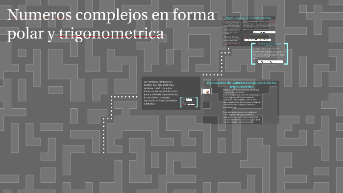 Numeros Complejos En Forma Polar Y Trigonometrica By Yarinet Luis