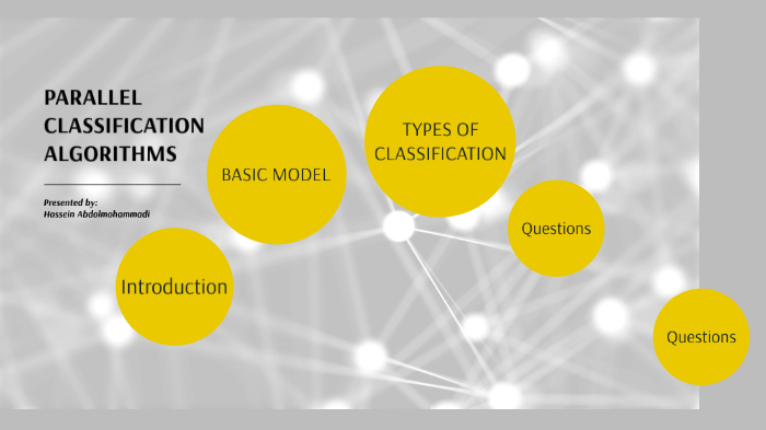 PARALLEL CLASSIFICATION ALGORITM by ali mohammadi on Prezi