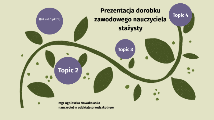 Prezentacja stażu na nauczyciela kontraktowego by Agnieszka Nowakowska