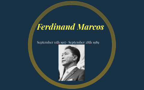 Ferdinand Marcos by John Doe
