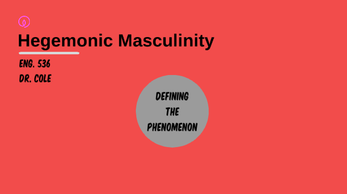 hegemonic masculinity definition essay
