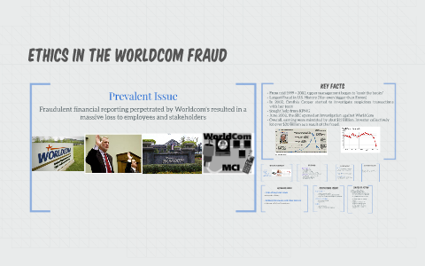 Ethics In The Worldcom Fraud By Fredery Munoz