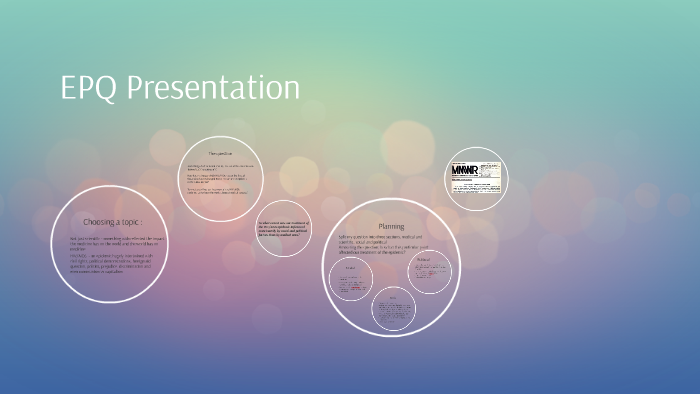 EPQ Presentation by Sera G-Thompson on Prezi