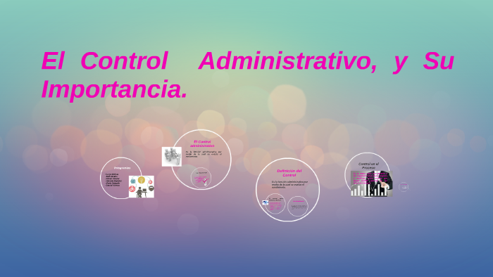 El Control Administrativo, y Su Importancia. by Genesis Elena Ramírez ...