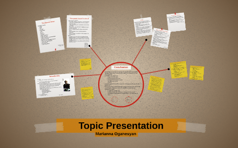 define presentation topic