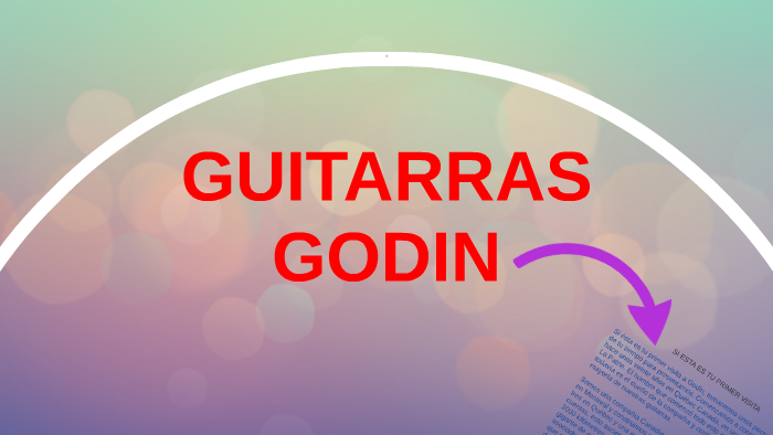 GUITARRAS GODIN by mario tierno