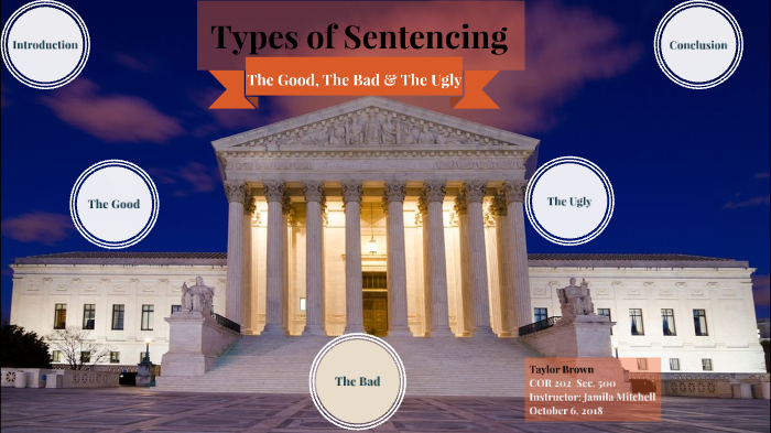 Types Of Sentencing Laws