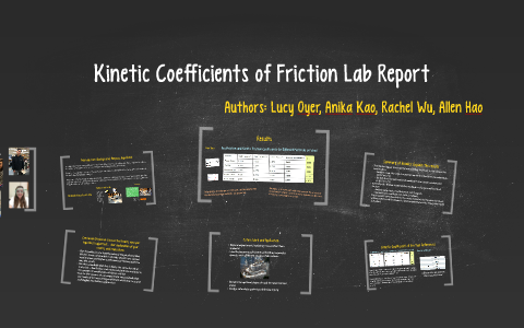 kinetic friction lab
