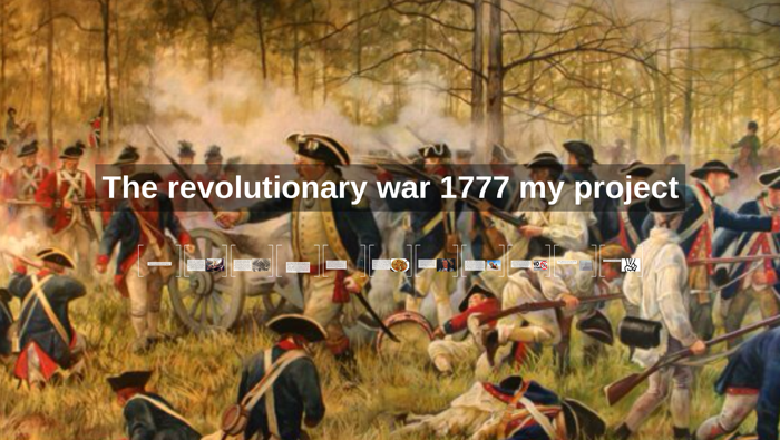 The revolutionary war 1777 by lucas delahunt