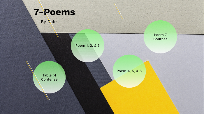 7-Poems by Dale N on Prezi