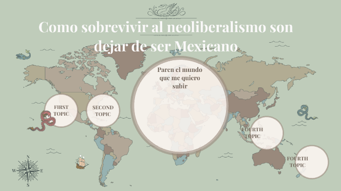 Como sebrevivir al Neoliberalismo sin dejar de ser Mexicano by Perla