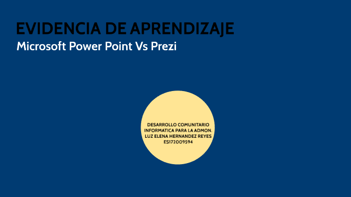 EVIDENCIA DE APRENDIZAJE by Luzelena Barcenas on Prezi