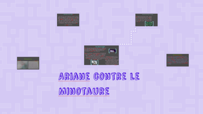 Ariane Contre Le Minotaure Fiche De Lecture 6ème Ariane contre le Minotaure by paupau lulu on Prezi
