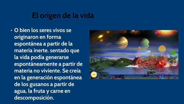 El origen de la vida by Leonela Cabrera on Prezi