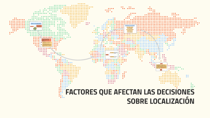 FACTORES QUE AFECTAN LAS DECISIONES SOBRE LOCALIZACIÓN By Flor Mtz On Prezi