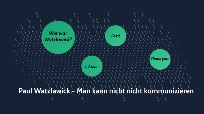 man kann nicht nicht kommunizieren essay