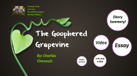 The Goophered Grapevine By Amanda Silar On Prezi Next