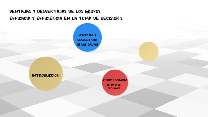 ventajas y desventajas de la toma de decisiones en grupo